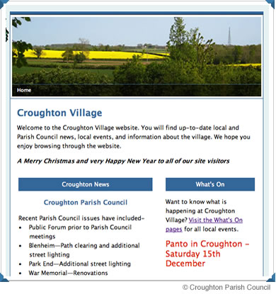 Croughton's website